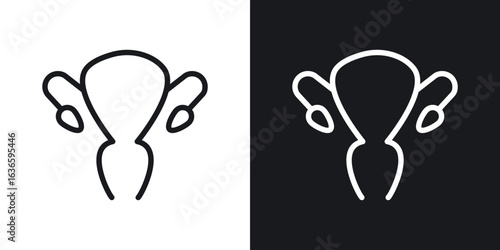 Gynecology icon vector pictogram. UI. EPS10. - Vector