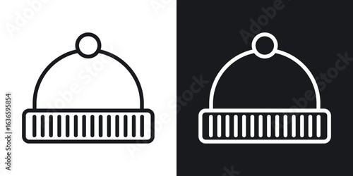 Beanie icon vector pictogram. UI. EPS10. - Vector