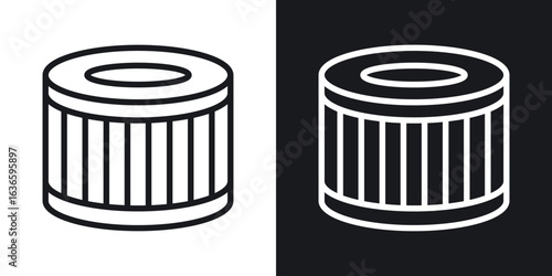 Air filter icon vector pictogram. UI. EPS10. - Vector