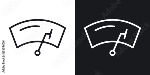 car windscreen icon vector pictogram. UI. EPS10. - Vector