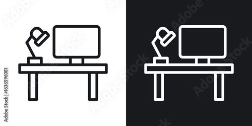 Workspace icon vector pictogram. UI. EPS10. - Vector