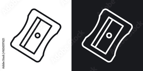Sharpener icon vector pictogram. UI. EPS10. - Vector