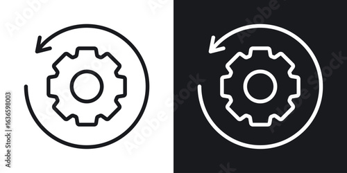 Recovery icon vector pictogram. UI. EPS10. - Vector