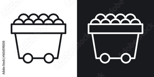 Raw material icon vector pictogram. UI. EPS10. - Vector