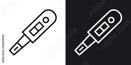 Pregnancy test icon vector pictogram. UI. EPS10. - Vector
