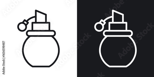 Perfume bottle icon vector pictogram. UI. EPS10. - Vector