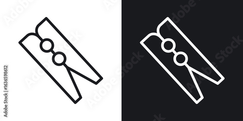 Peg icon vector pictogram. UI. EPS10. - Vector