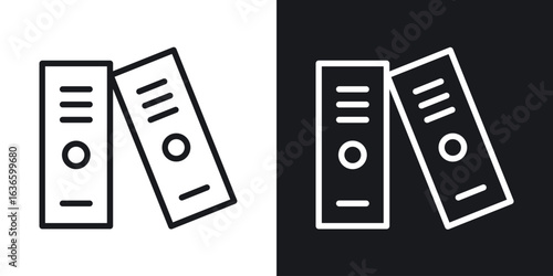 Library icon vector pictogram. UI. EPS10. - Vector