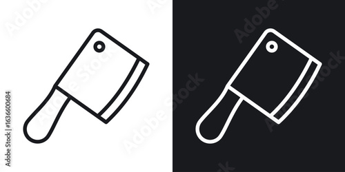 Hatchet icon vector pictogram. UI. EPS10. - Vector