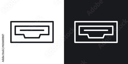 HDMI icon vector pictogram. UI. EPS10. - Vector