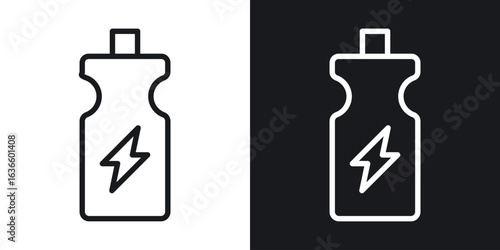 Energy drink icon vector pictogram. UI. EPS10. - Vector