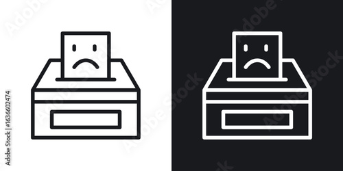 Complaint box icon vector pictogram. UI. EPS10. - Vector