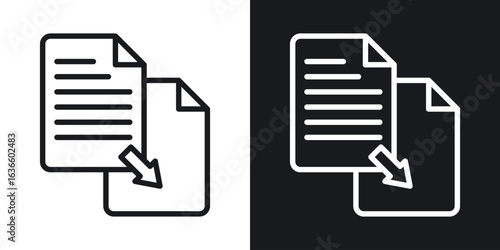 Compare icon vector pictogram. UI. EPS10. - Vector
