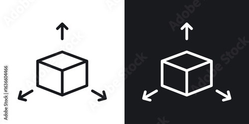 3D modeling icon vector pictogram. UI. EPS10. - Vector
