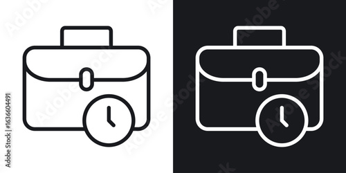 Work experience icon vector pictogram. UI. EPS10. - Vector