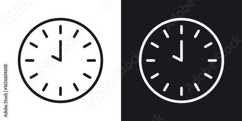 Time icon vector pictogram. UI. EPS10. - Vector