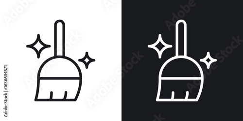Sweeping icon vector pictogram. UI. EPS10. - Vector