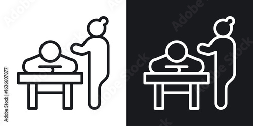 Massage icon vector pictogram. UI. EPS10. - Vector