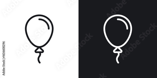 Balloon icon vector pictogram. UI. EPS10. - Vector