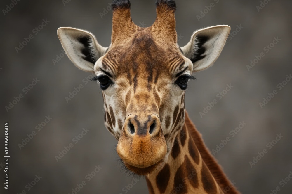 Fototapeta premium The Quiet Strength of a Giraffe