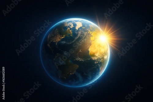 Wallpaper Mural A Glimpse of Our Blue Marble in the Cosmic Embrace Torontodigital.ca