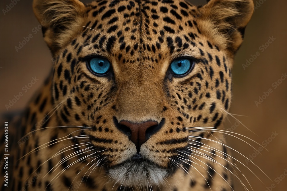 Fototapeta premium The Majestic Eye of a Royal Predator
