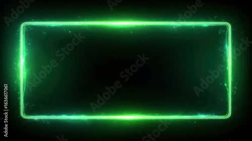 Neon green frame design