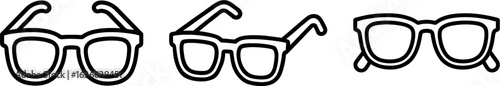 Sunglasses eyewear outline vector