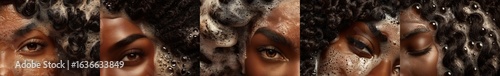 African American Detailed Hair Coils | 5 image bundle
