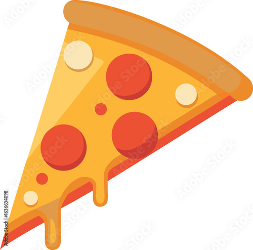 testy pizza vector art design