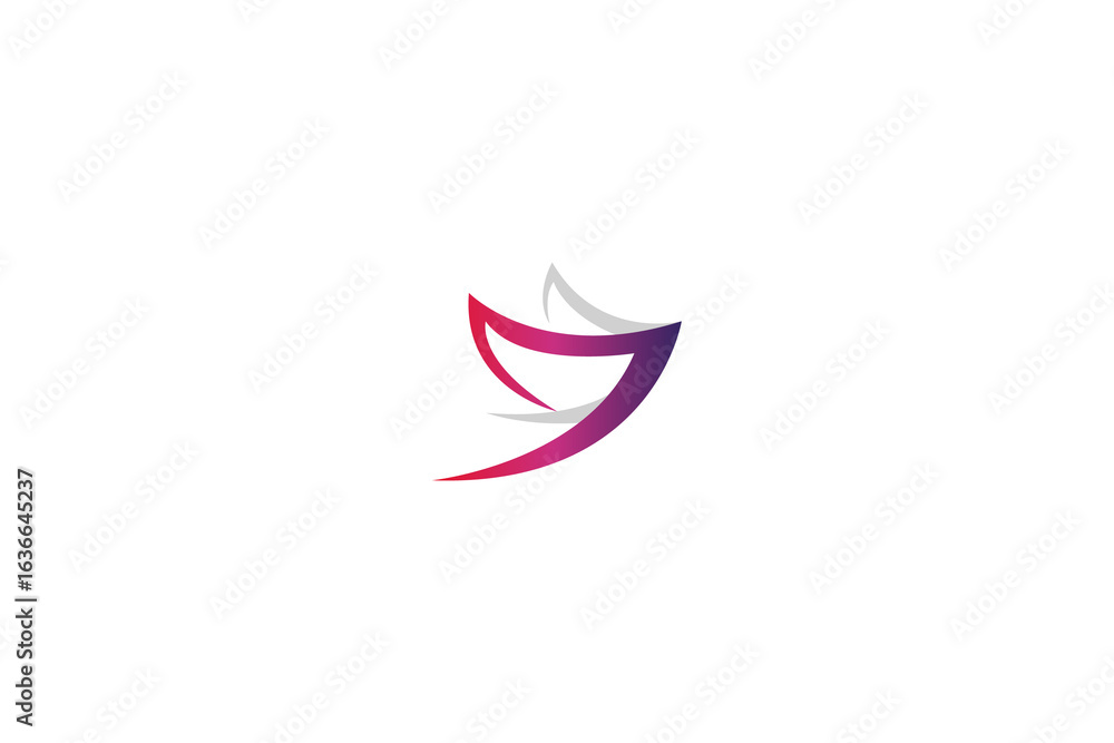 Fototapeta premium Creative Bird Silhouette Logo Design