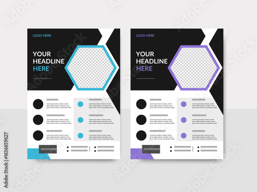 Obraz na plátně Creative Corporate & Business Flyer