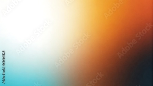 Teal orange and black color gradient texture background