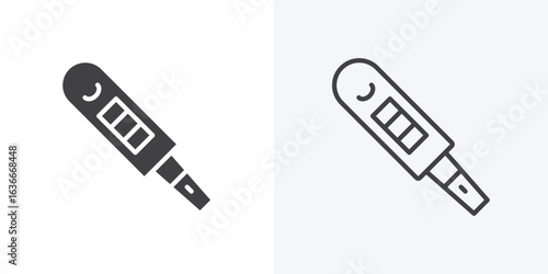 Pregnancy test icon. Line Art And Clip art Style Design