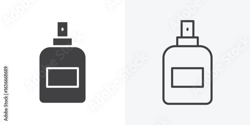 Perfume icon. Line Art And Clip art Style Design