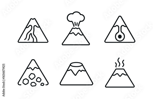 Volcanic Icon Set