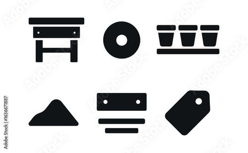 Potting Bench Icons