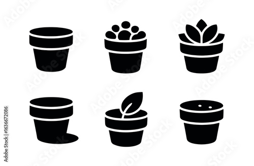 Terracotta Pot Icon Grid