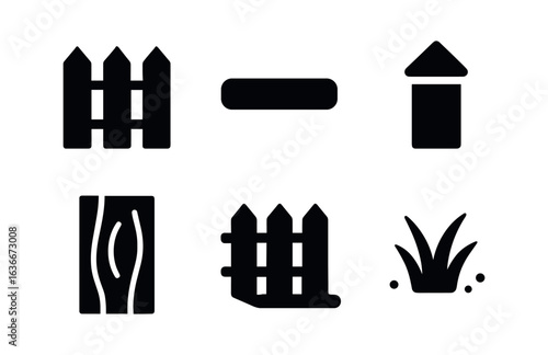 Garden Fence Icons