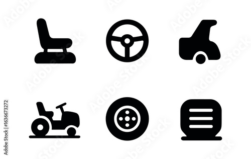 Lawn Mower Icons