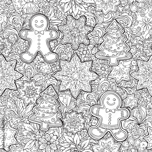 christmas, flower, pattern, floral, seamless, vector, decoration, illustration, wallpaper, ornament, vintage, design, rose, nature, art, texture, leaf, flowers, pink, summer, plant, card, element, dec
