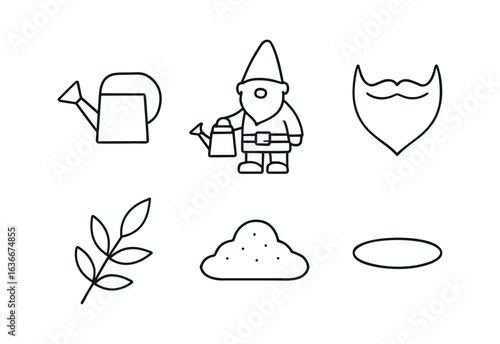 Garden Gnome Icons