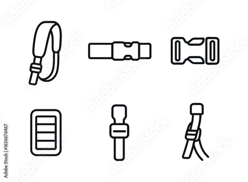 Backpack Buckle Icons