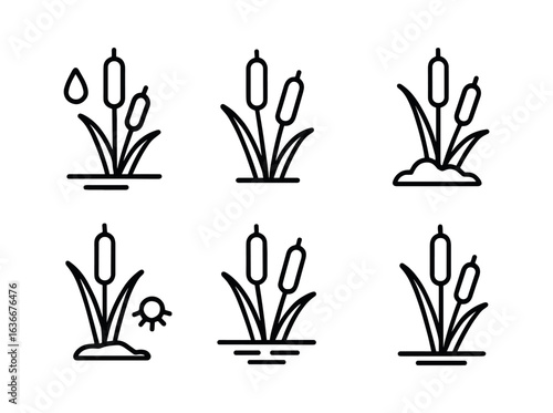 Wetland Reeds Icons