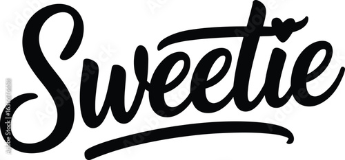 Sweetie Handwritten Brush Lettering