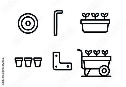 Garden Bed Icons