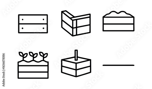 Garden Bed Icons
