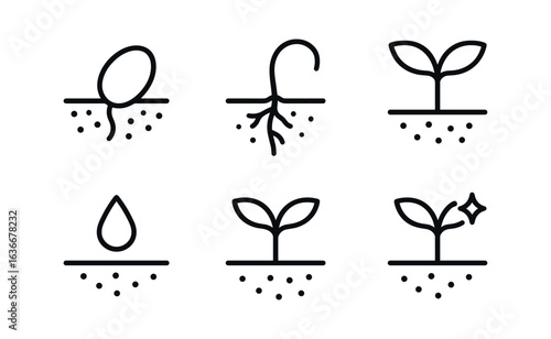 Germination Icons Grid
