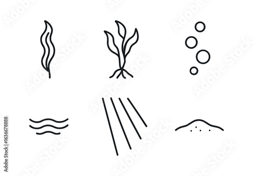 Underwater Plant Icons