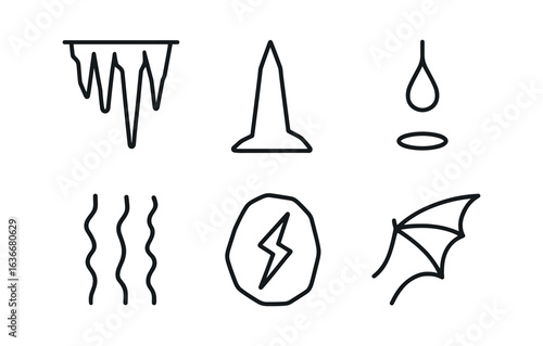 Rock Formation Icons